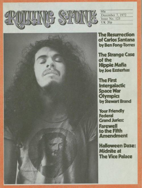 Carlos Santana, ENG magazine, Cover, DIGITAL LISTING, Instant Download