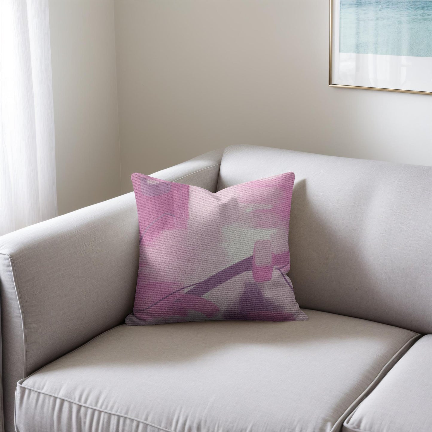 Modern Contemporary Abstract Art, Woven Pillows