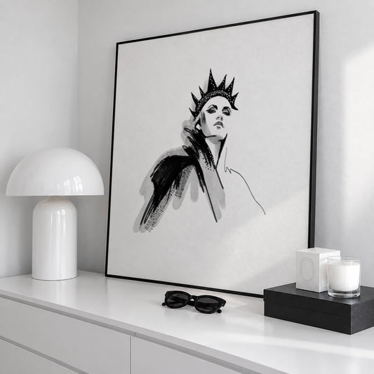 Charlize Theron as Queen Ravenna | Framed Fine Art Print