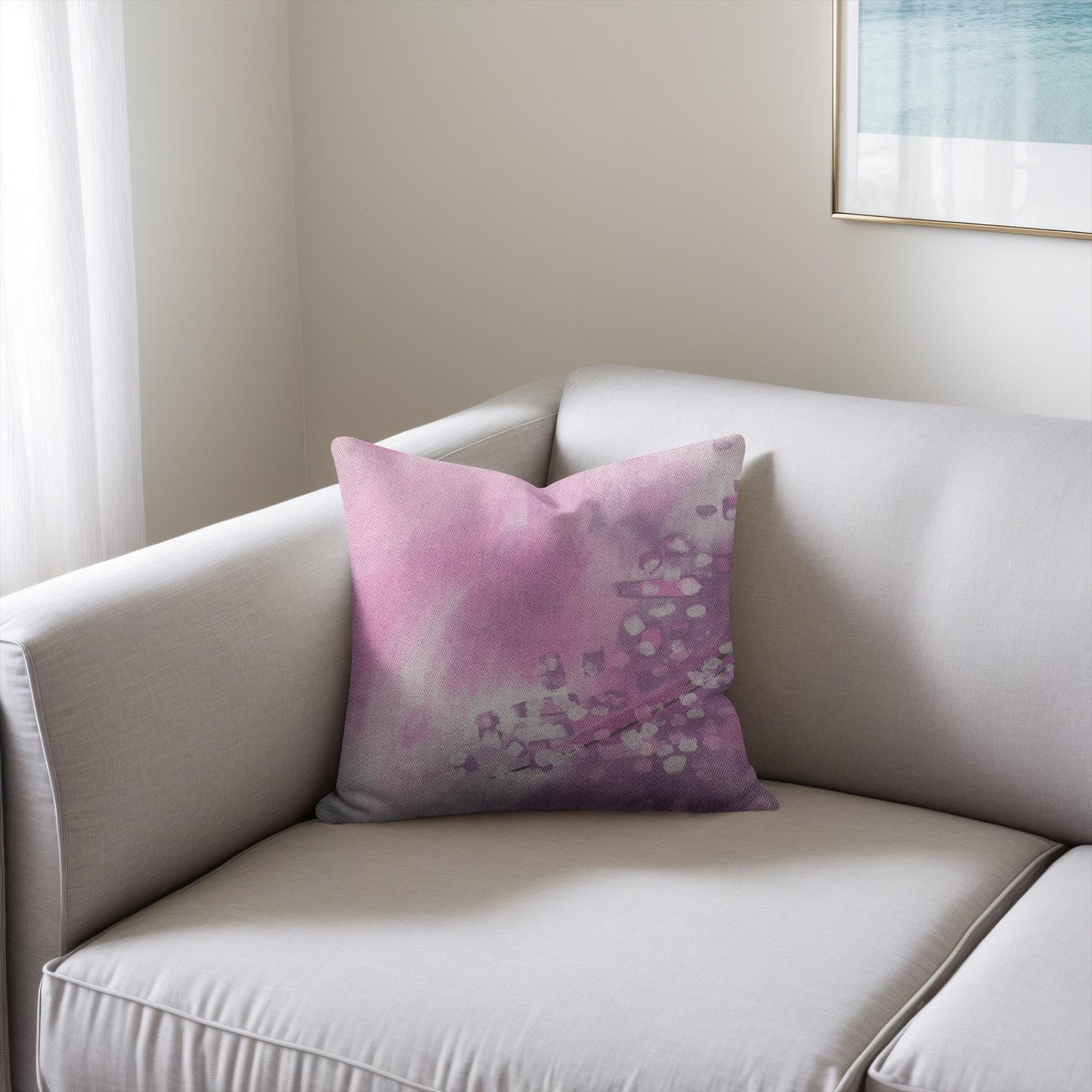 Modern Contemporary Abstract Art, Woven Pillows