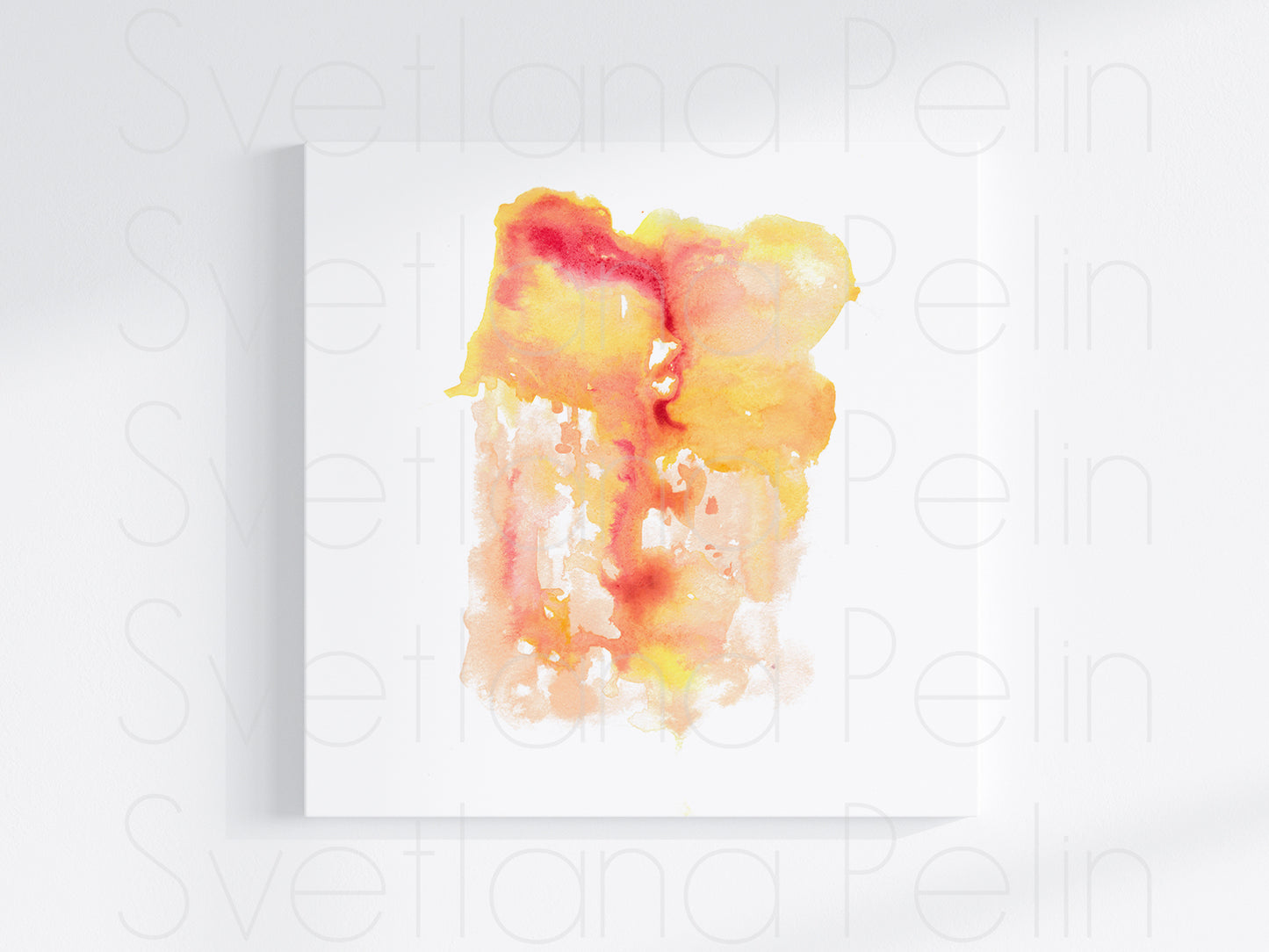 Modern Watercolor Painting, Abstract Art, Wall Home Decor, INSTANT DOWNLOAD