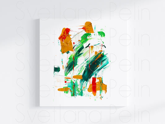 Modern Gouache Painting, Abstract Art, Wall Home Decor, INSTANT DOWNLOAD