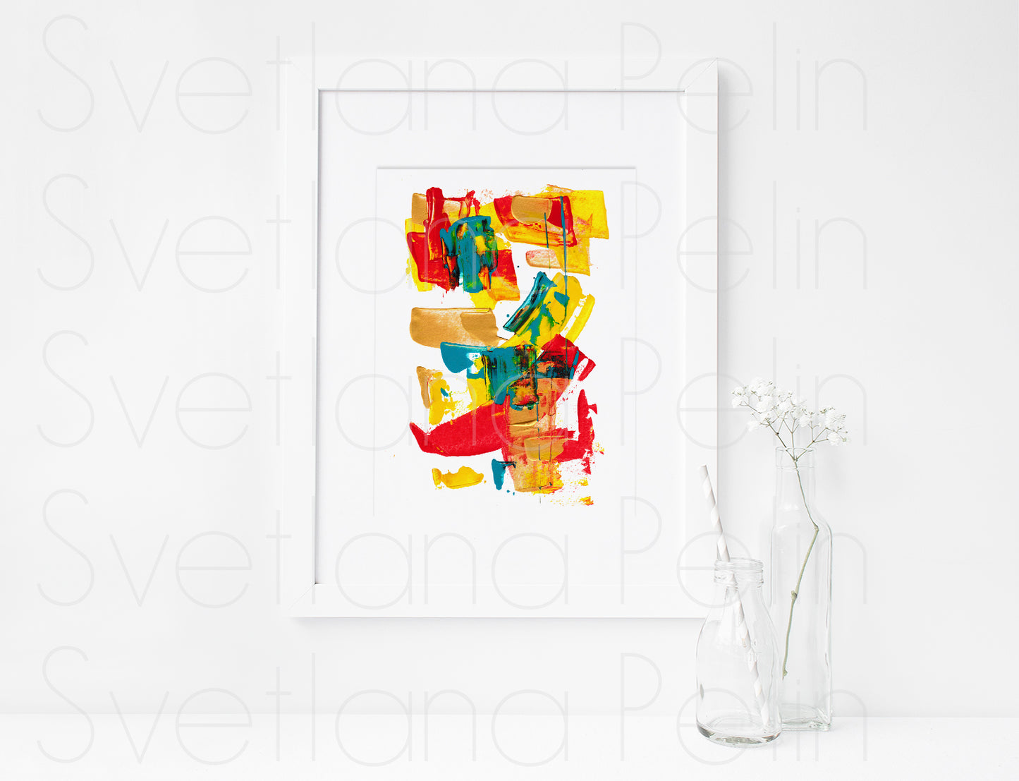 Modern Acrylic Painting, Abstract Art, Wall Home Decor, INSTANT DOWNLOAD