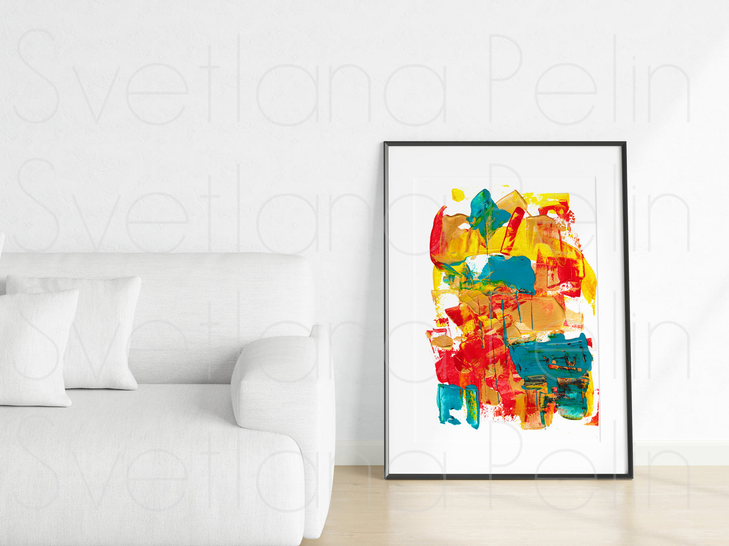 Modern Acrylic Painting, Abstract Art, Wall Home Decor, INSTANT DOWNLOAD