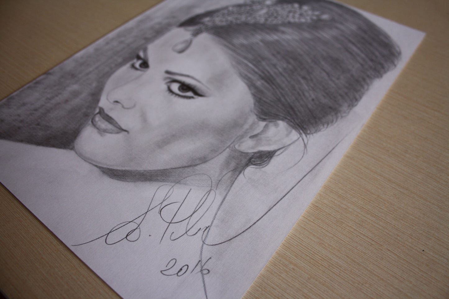 Claudia Cardinale, ORIGINAL Pencil drawing, Artwork by Svetlana Pelin