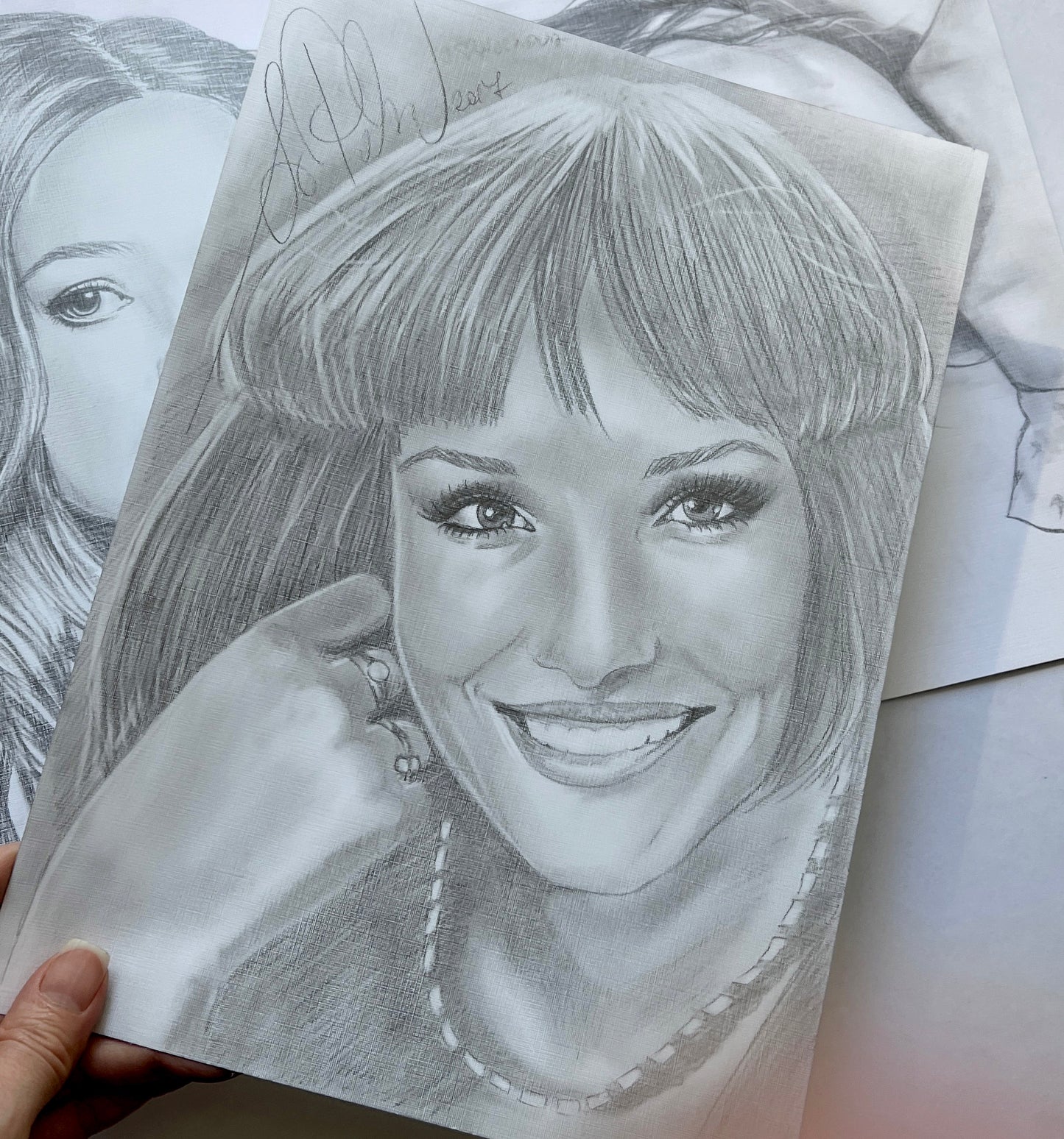 Anna Samokhina, ORIGINAL Pencil drawing, Artwork by Svetlana Pelin