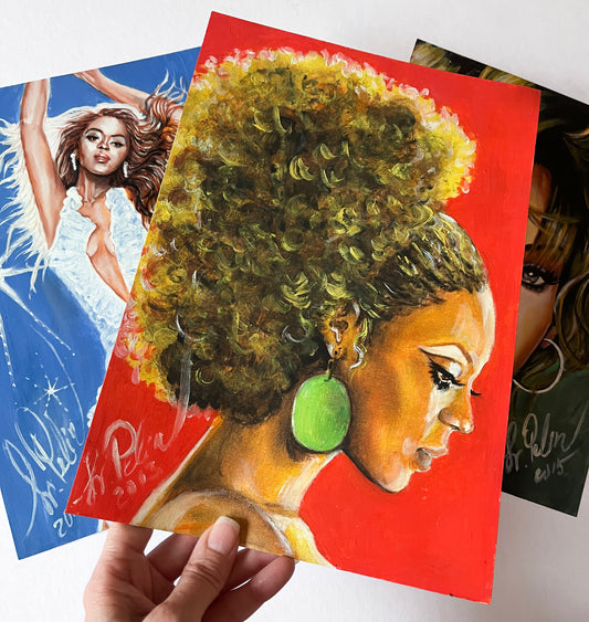 Beyonce Knowles, BK, ORIGINAL Oil Painting, Artwork by Svetlana Pelin