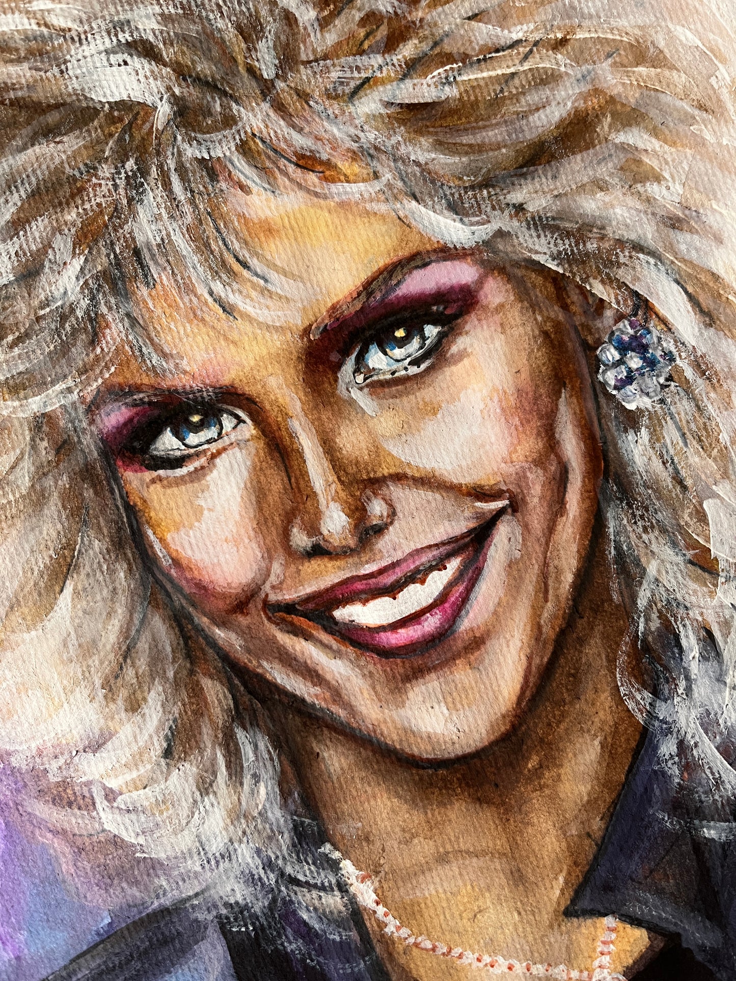C. C. Catch, ORIGINAL Watercolor Painting, Artwork by Svetlana Pelin