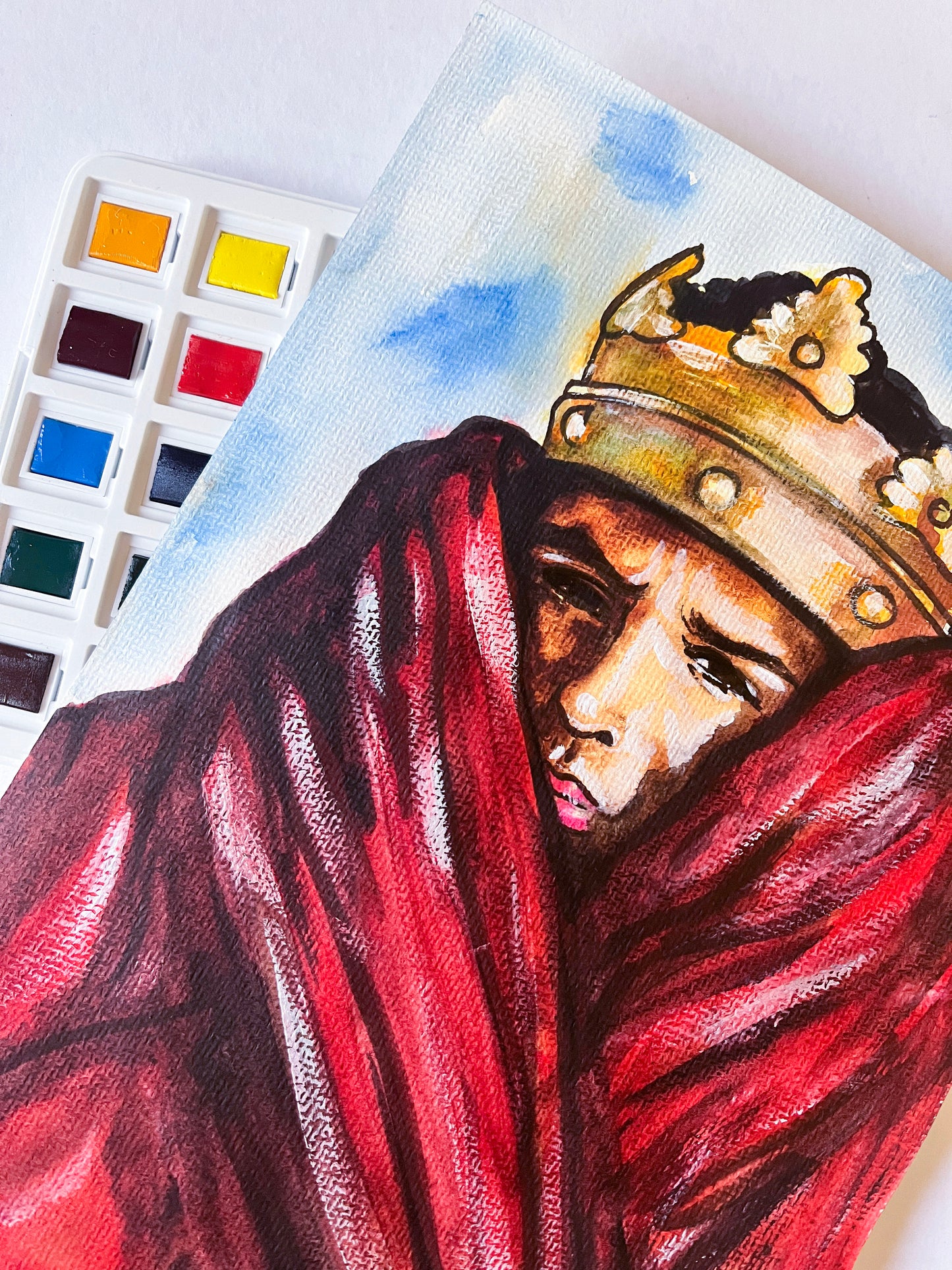 Dave Gahan, ORIGINAL Watercolour Painting, Artwork by Svetlana Pelin