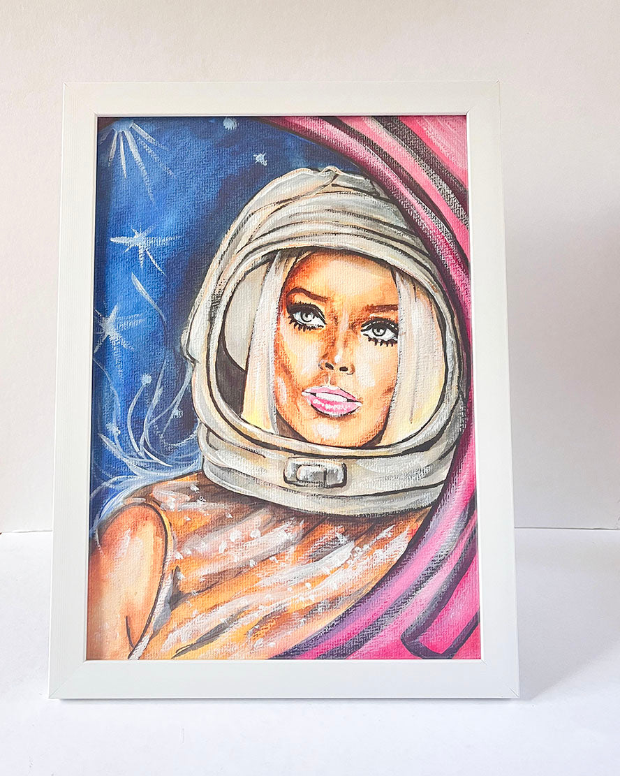 Margot Robbie, ORIGINAL Watercolor Painting, Artwork by Svetlana Pelin