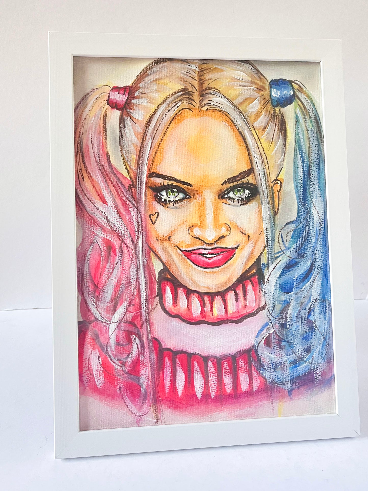Margot Robbie, ORIGINAL Watercolor Painting, Artwork by Svetlana Pelin