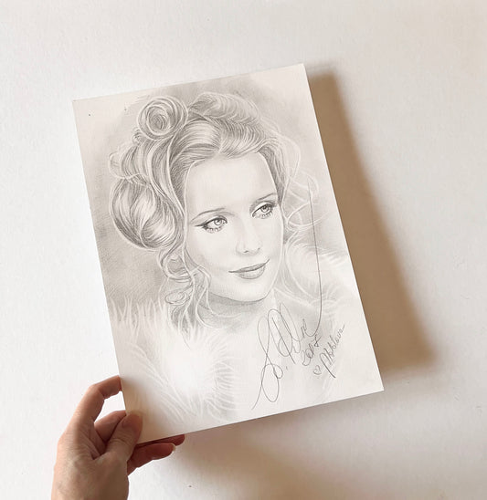 Irina Alfyorova, ORIGINAL Pencil Drawing, Artwork by Svetlana Pelin