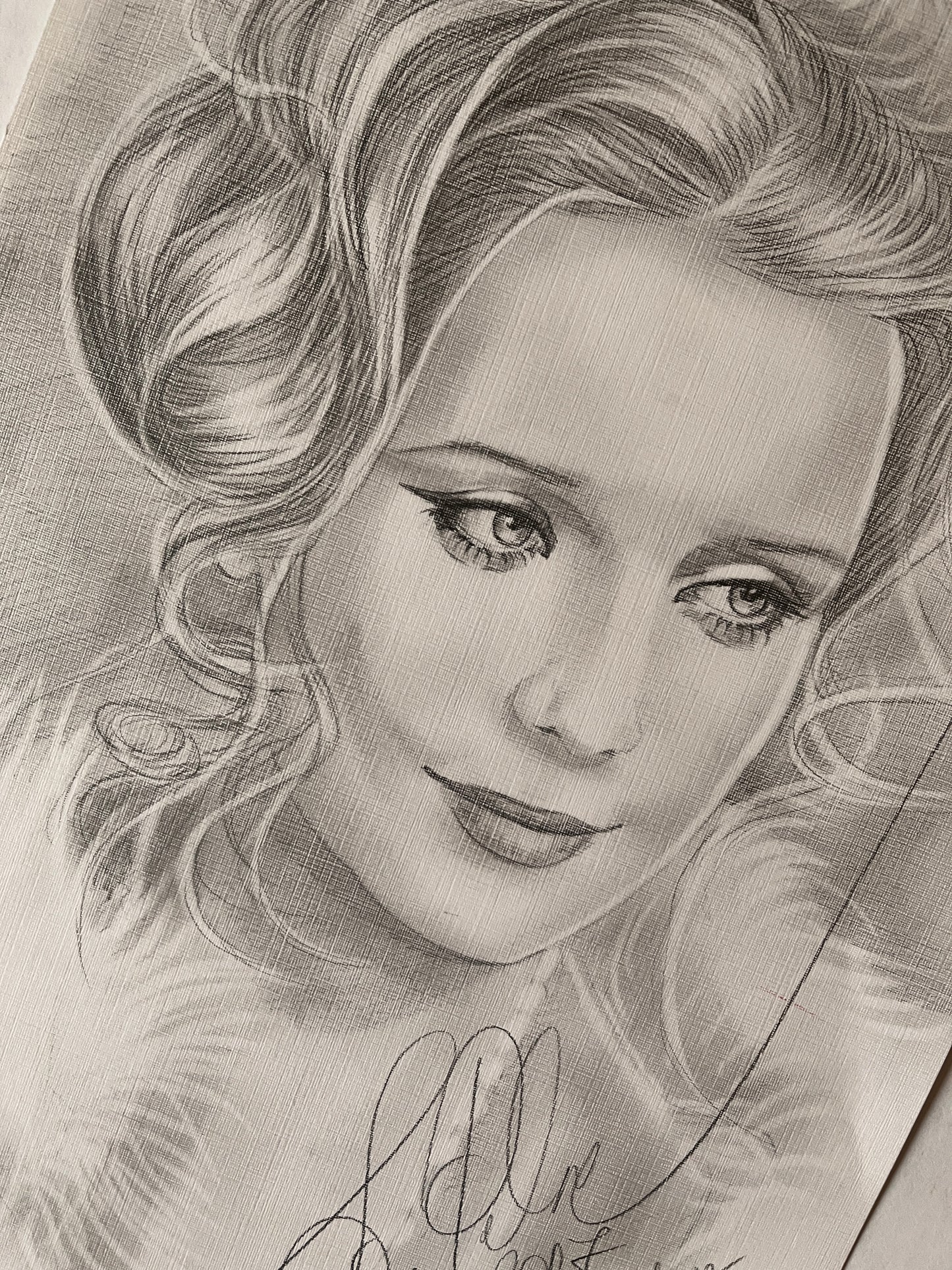 Irina Alfyorova, ORIGINAL Pencil Drawing, Artwork by Svetlana Pelin