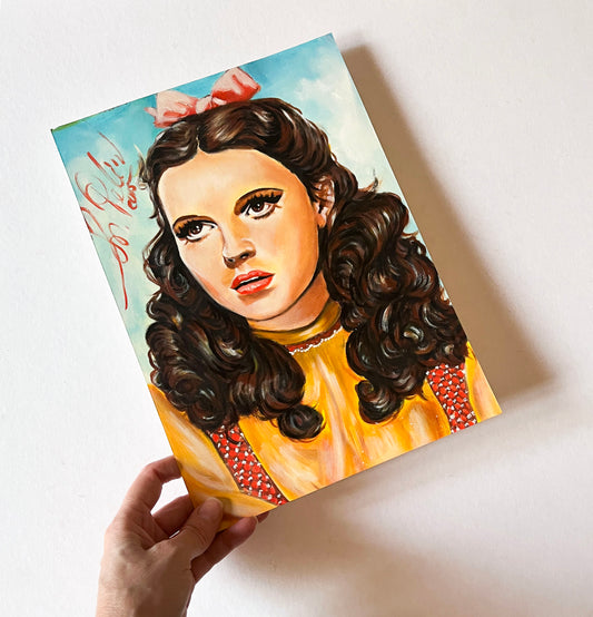 Judy Garland, Dorothy Gale, The Wizard of Oz, ORIGINAL Oil Painting, Artwork by Svetlana Pelin