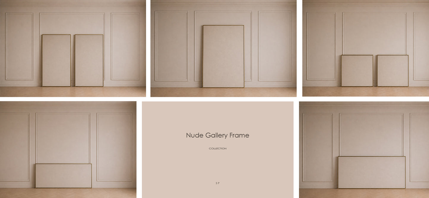 Nude Gallery Frame Collection · Set of 5