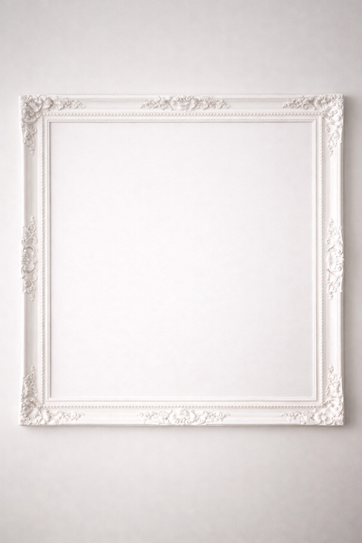 Ornate Classic Frame Close-Up Mockup