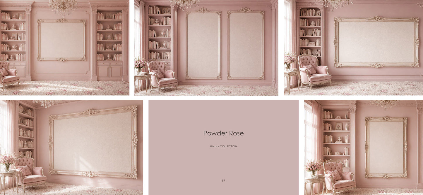 Powder Rose Library · Set of 6