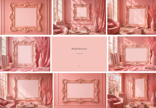Rosé Rococo Collection · Set of 9