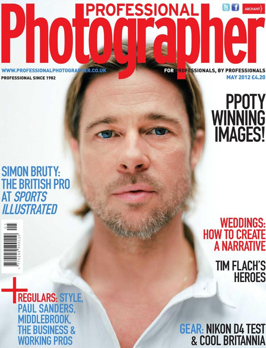Brad Pitt, English magazine, Cover, DIGITAL Instant Download