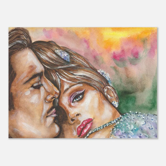 Barbra Streisand and Omar Sharif in Funny Girl