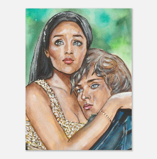 Olivia Hussey and Leonard Whiting as Romeo Montague and Juliet Capulet