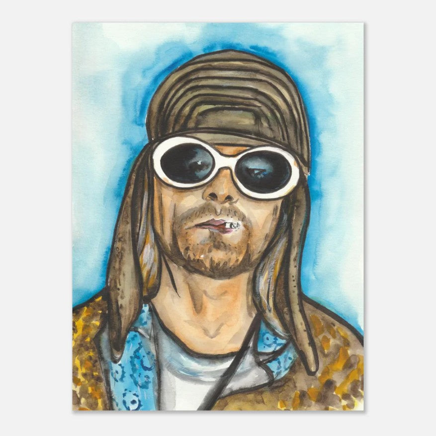 Kurt Cobain. Fine Art Print · Limited Edition