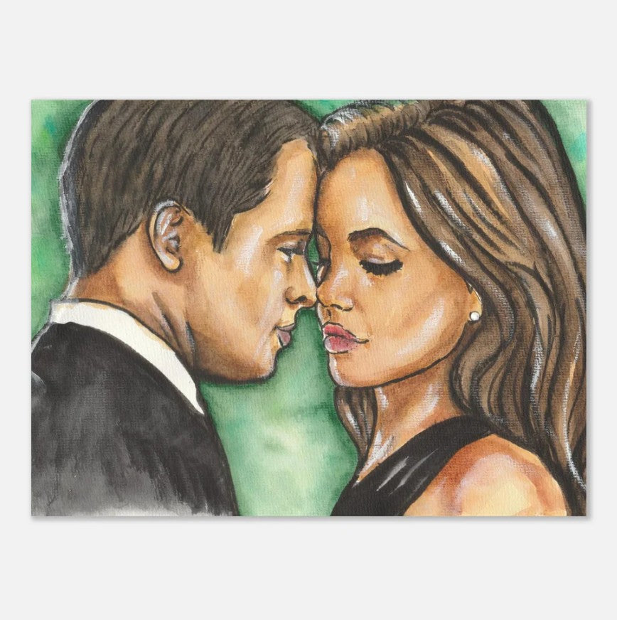 Brad Pitt and Angelina Jolie in Mr. & Mrs. Smith