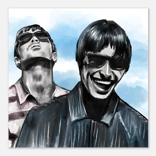 Oasis. Liam and  Noel Gallagher