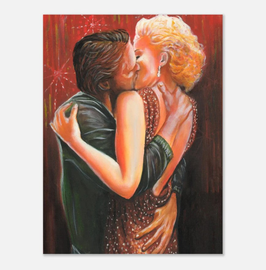 Sharon Stone and Michael Douglas. Basic Instinct. Fine Art Print · Limited Edition