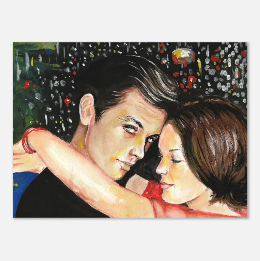 Alain Delon and Romy Schneider