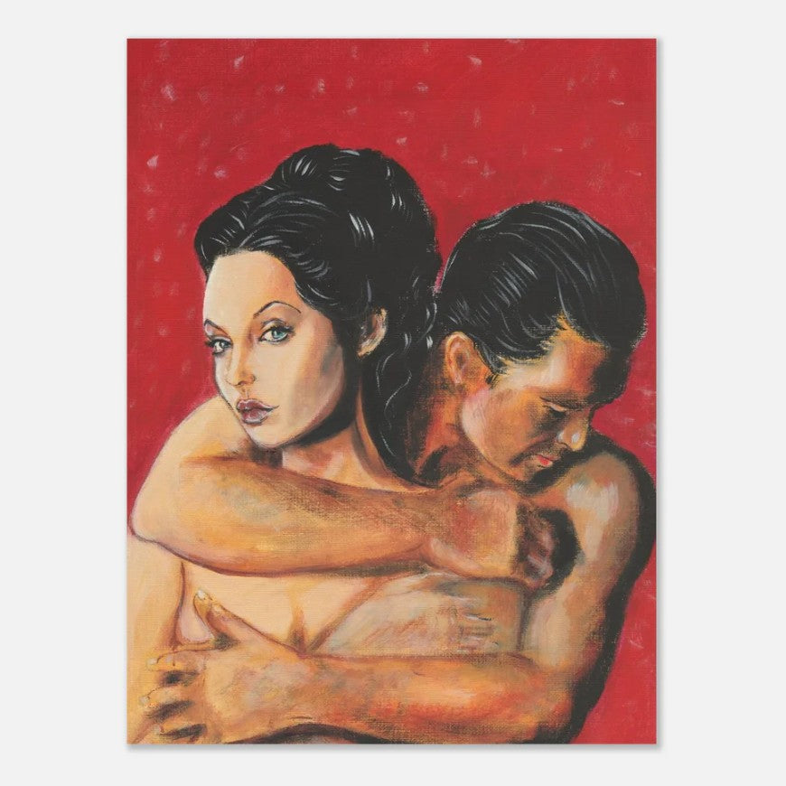 Antonio Banderas and Angelina Jolie in Original Sin