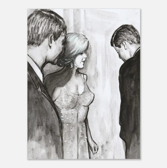 Marilyn Monroe with John F. Kennedy, JFK & RFK, Madison Square Garden