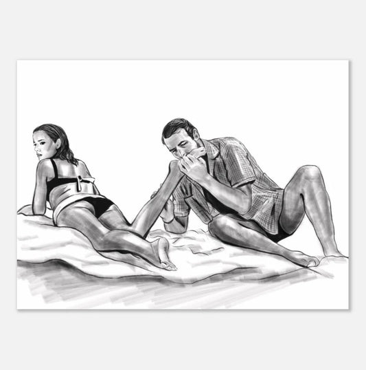 Sean Connery and Claudine Auger