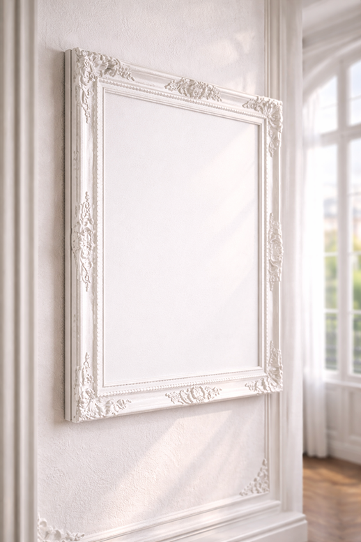 Sculptural Wall Frame Mockup