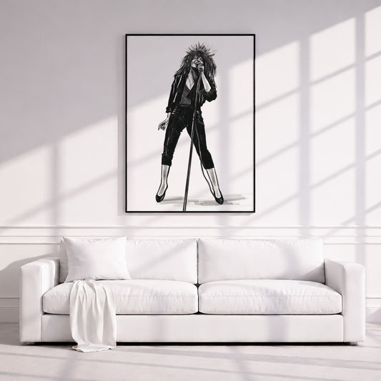 Tina Turner | Framed Fine Art Print