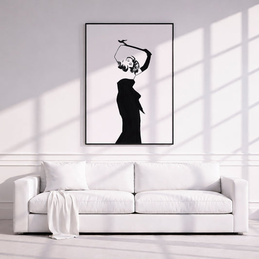 Rita Hayworth as Gilda | Framed Fine Art Print
