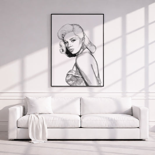 Diana Dors | Framed Fine Art Print