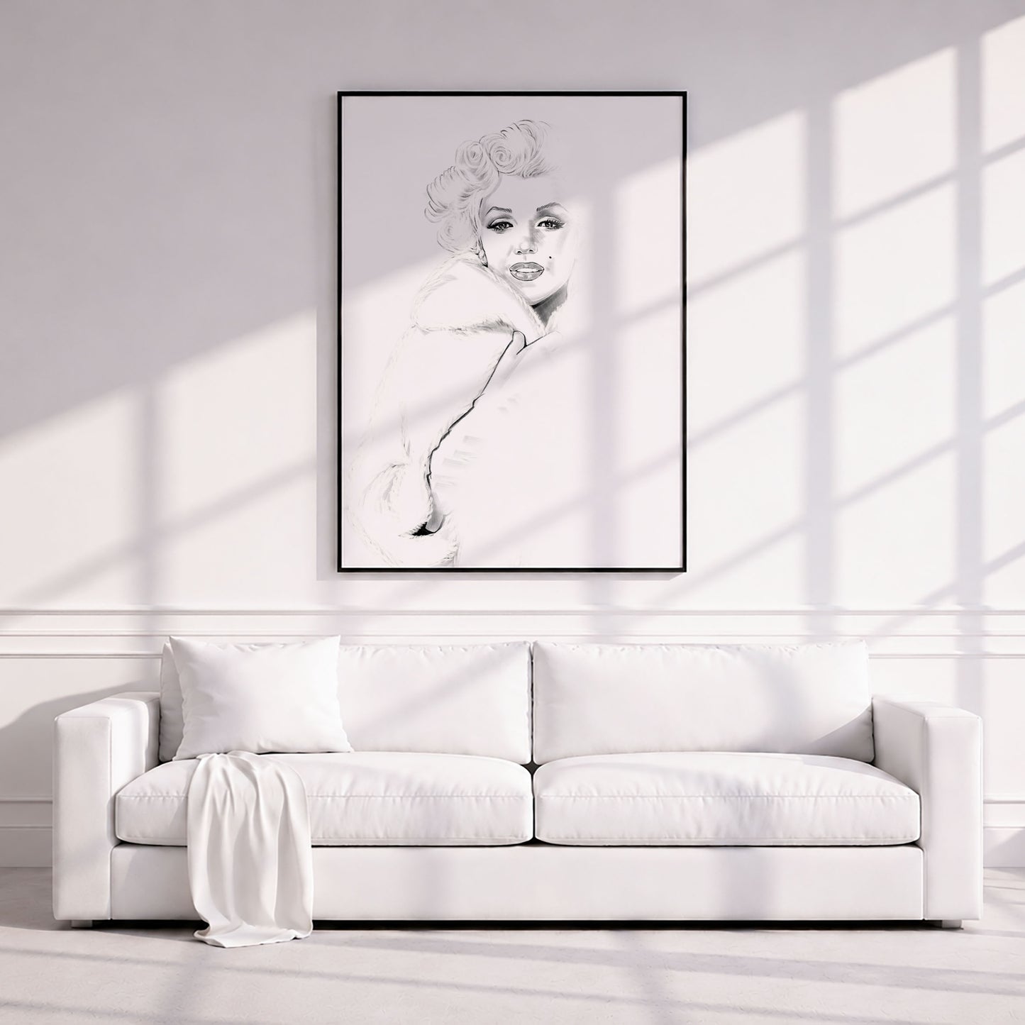 Marilyn Monroe. Museum Framed Print