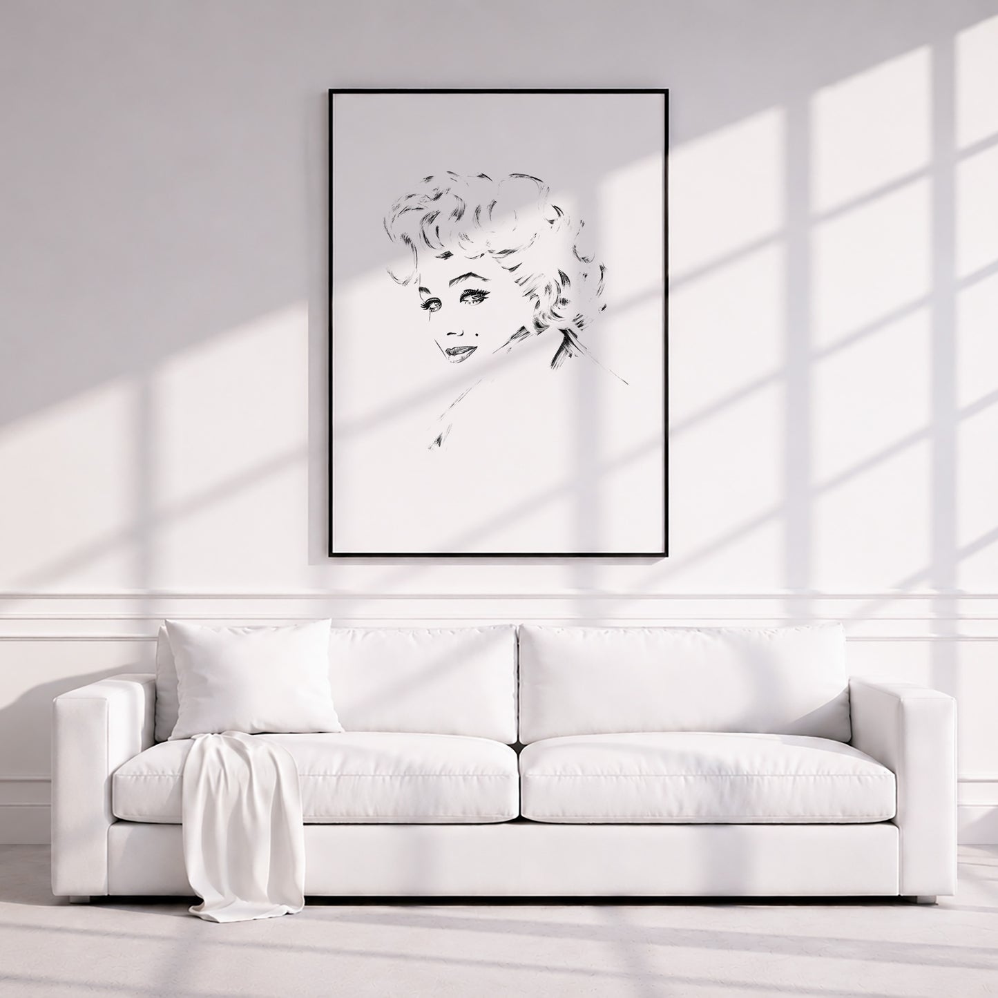 Marilyn Monroe. Museum Framed Print