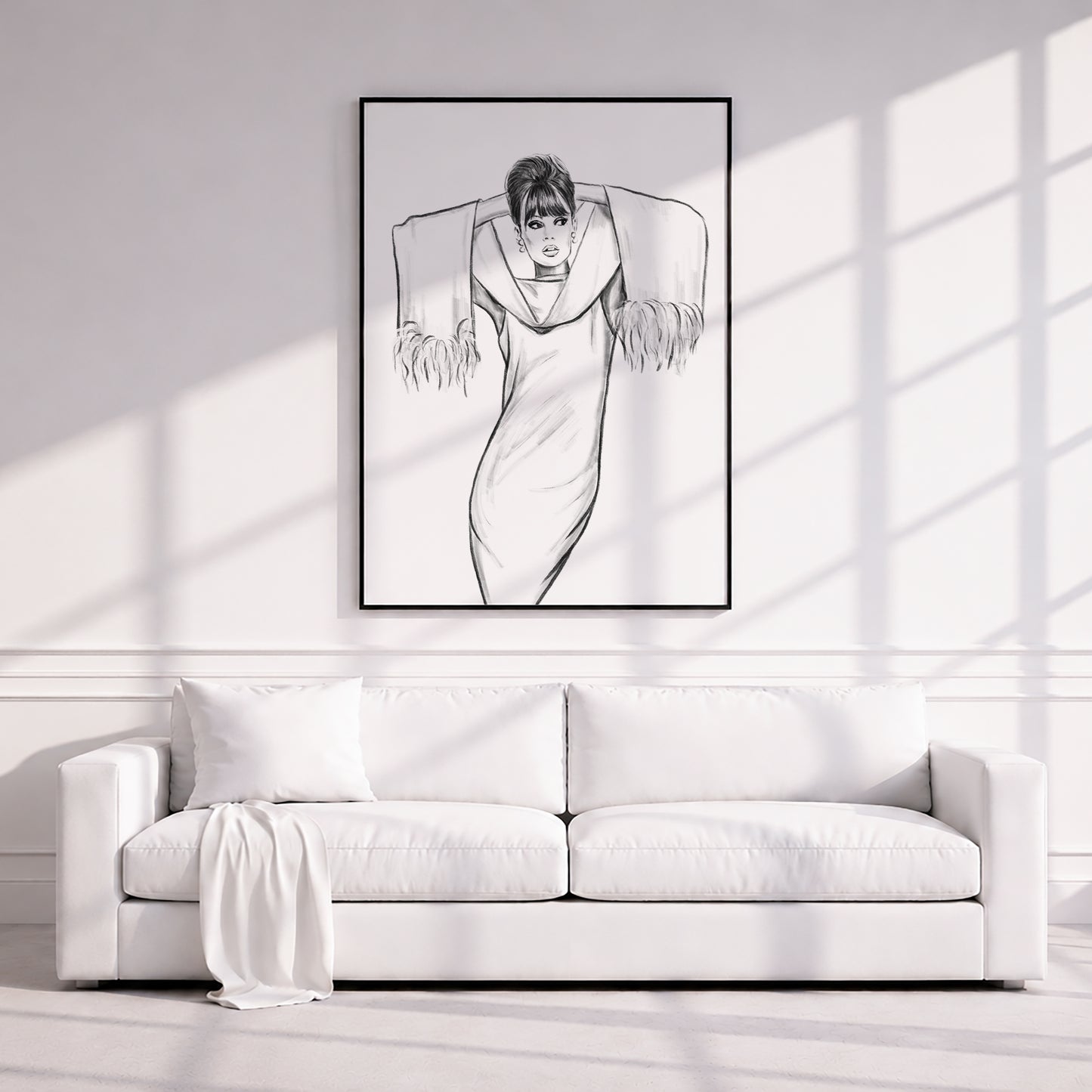 Jean Shrimpton | Framed Fine Art Print