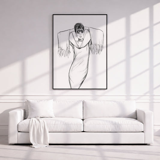 Jean Shrimpton | Framed Fine Art Print