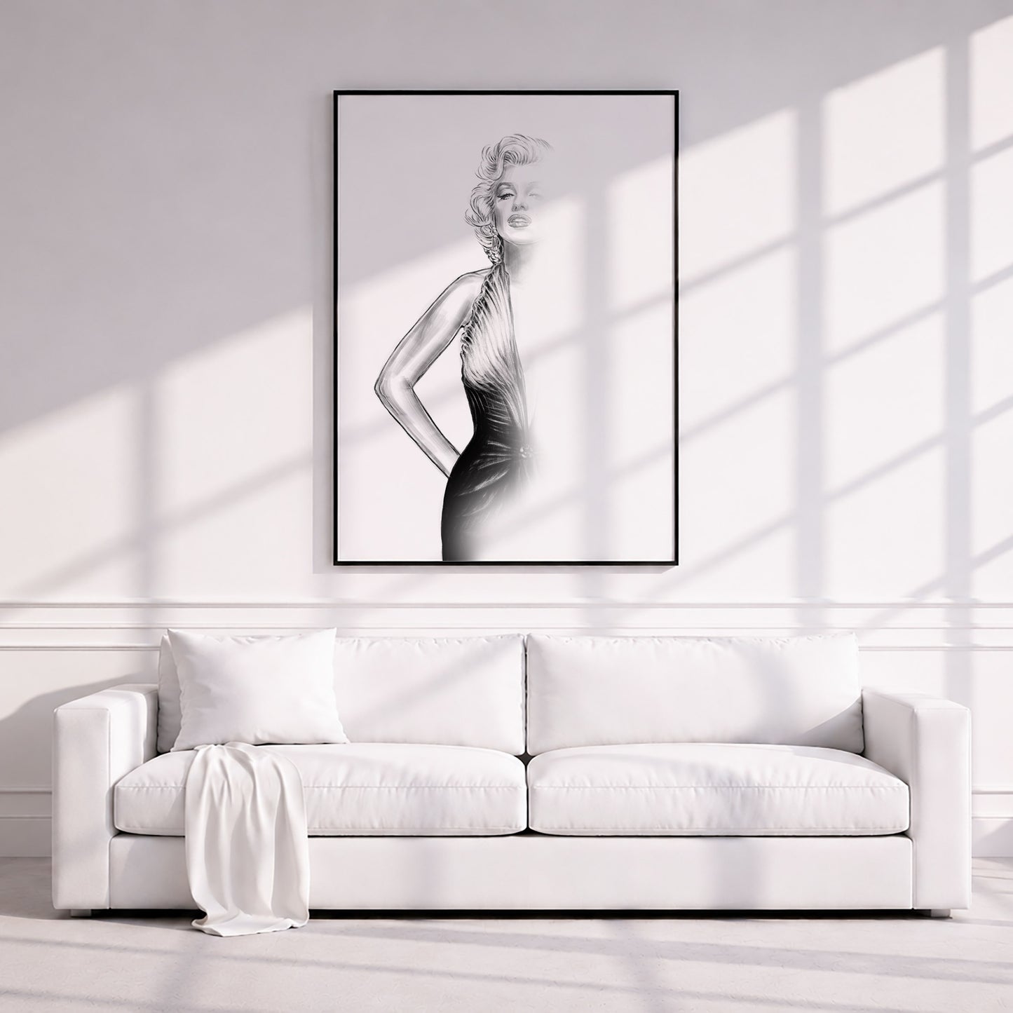 Marilyn Monroe. Museum Framed Print