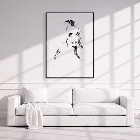 Ana de Armas. Museum Framed Print