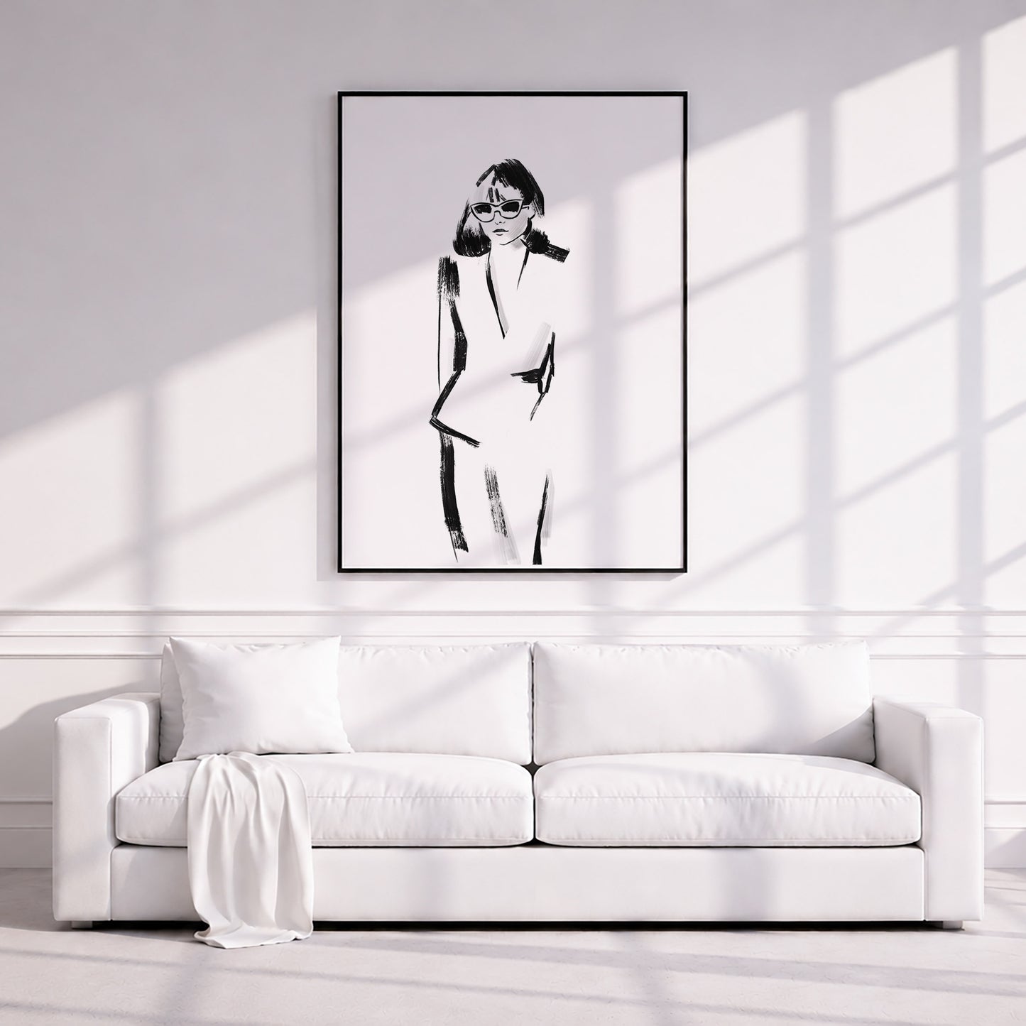 Michelle Pfeiffer as Elvira in Scarface. Museum Framed Print