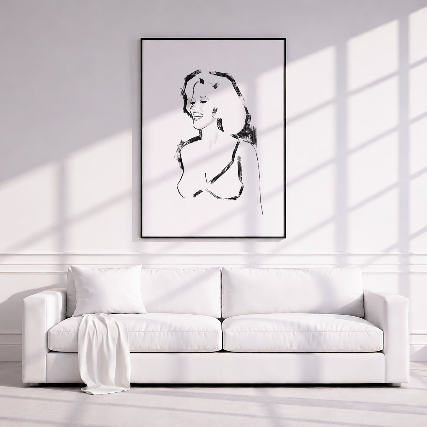 Marilyn Monroe at JFK's birthday gala. Museum Framed Print