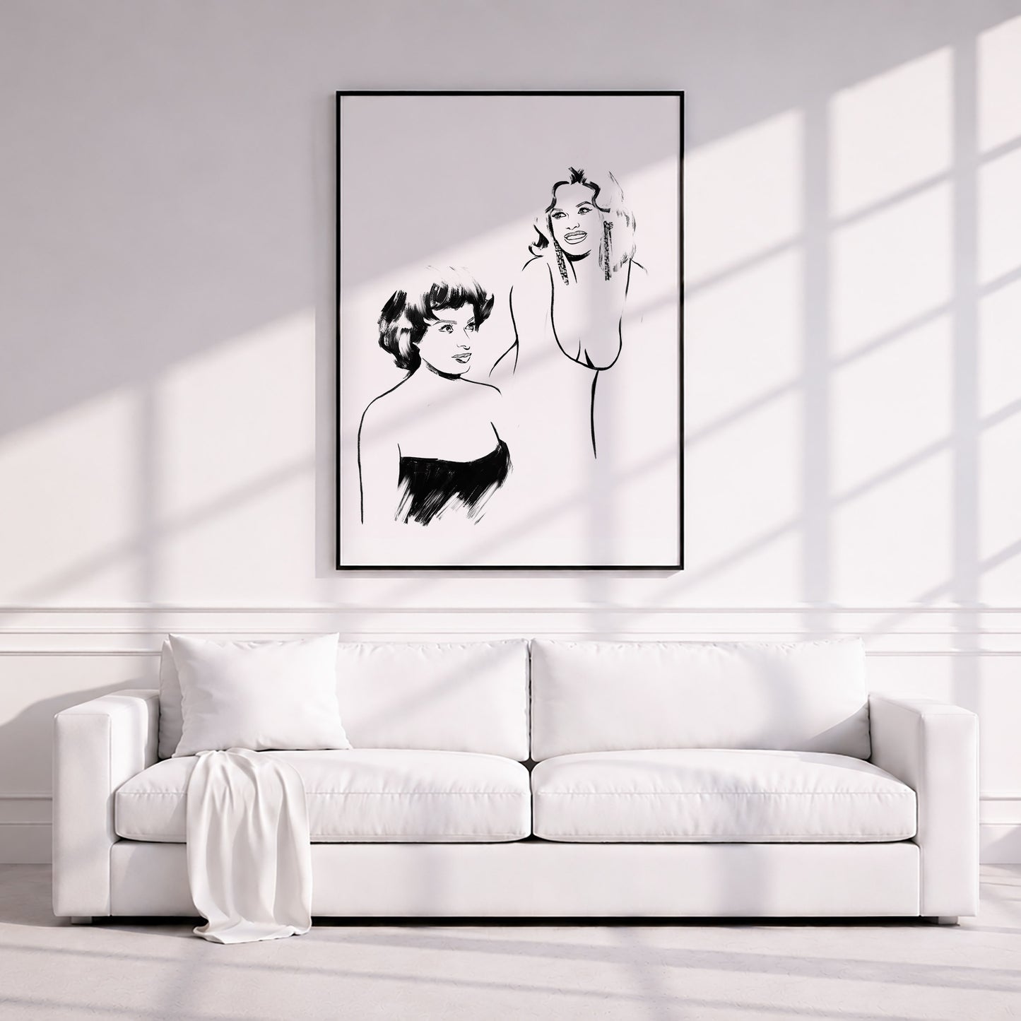 Sophia Loren and Jayne Mansfield | Fine Art Print