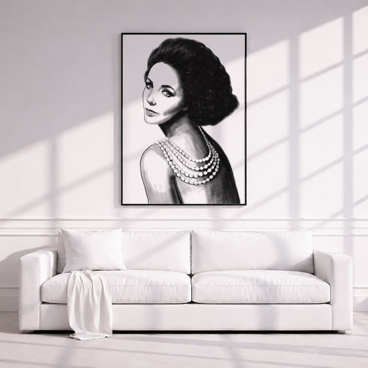 Elizabeth Taylor | Framed Fine Art Print