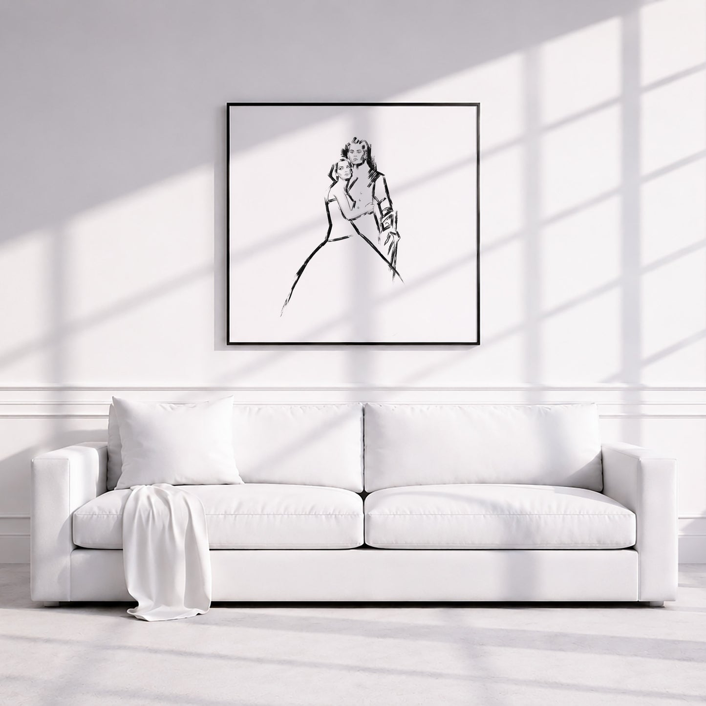 Winona Ryder and Johnny Depp | Framed Fine Art Print