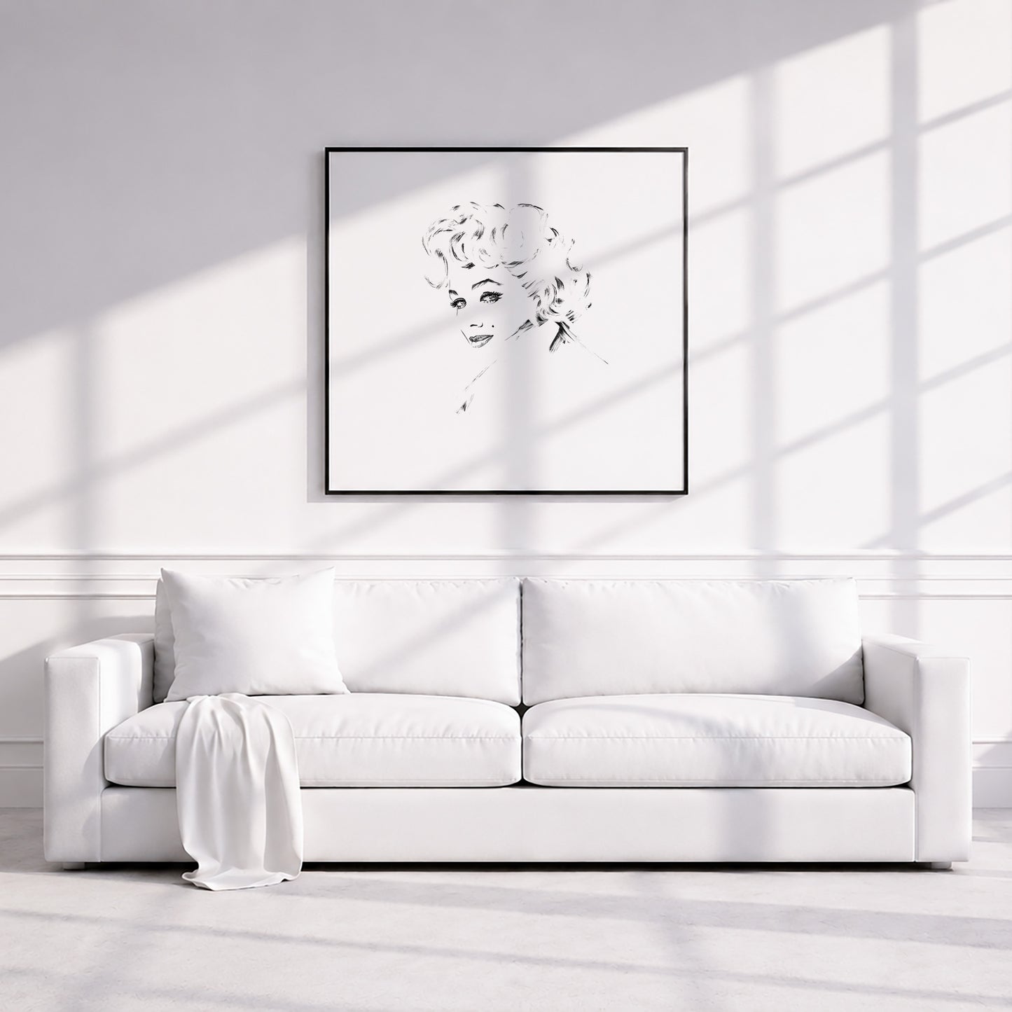 Marilyn Monroe. Museum Framed Print