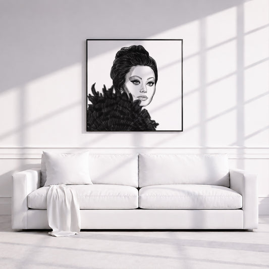 Sophia Loren | Framed Fine Art Print